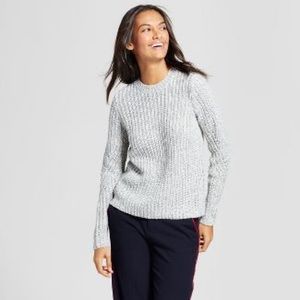 NWOT Chunky Wool Blend Cable Knit Sweater